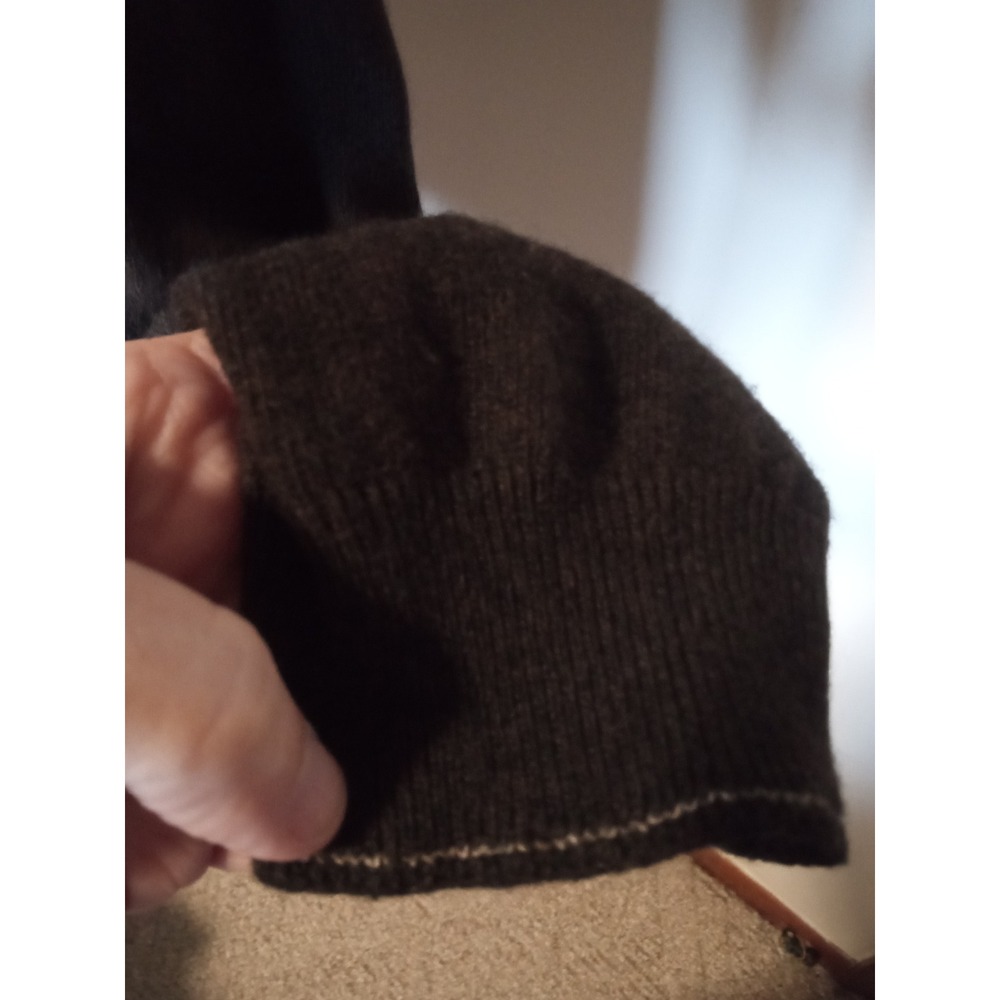Jos. A. Bank Reserve 1/4 Zip Sweater Mens XL Brown Wool Cashmere Italian Yarn - Picture 8 of 11